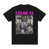 Legolas Vintage Collage Graphic Tshirt WoUnisex Clothing High Quality Streetwear T Shirt Tops Loose Oversized Pure Cotton Tshirts