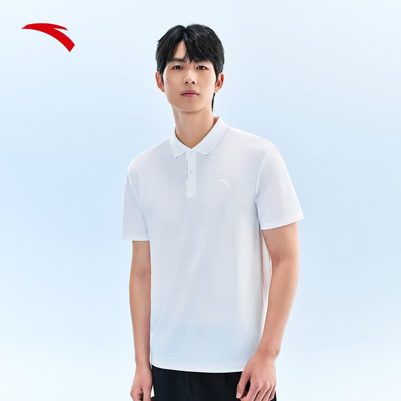 Anta Men s XINGDONG Ice Silk Cooling Short Sleeve Polo Shirt S