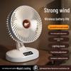 2026 Desktop Mini Electric Fan with Digital Display for Dorm Rooms