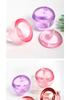 Apple-Shaped Crystal Nail Art Cup with Lid for Liquid Storage & Brush Cleaning