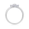 Nabest Women   CopperFine  Jewelry Manufacturer VVS1 D Color Moissanite Daisy Flower Ring Engagement Wedding Rings