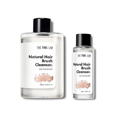 The Tool Lab Cleanser for Natural Bristle Brushes, 2 Types of Makeup Brush Cleaning Cleaner (50ml/320ml)