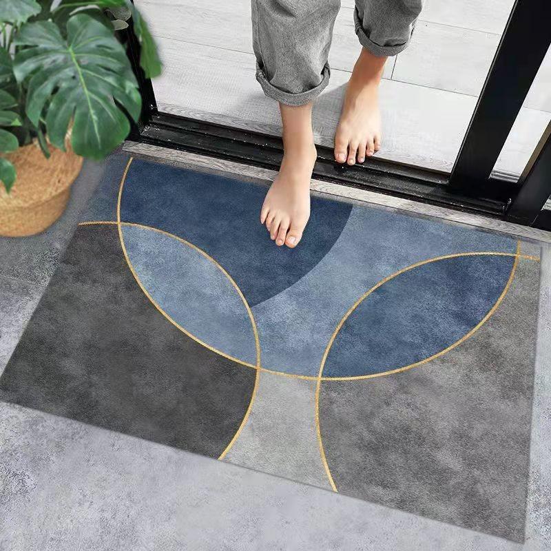

Cute Cat Deer Zebra Pattern Printed New Entrance Floor Mat Bathroom Absorbent Foot Door Mat Decoration Doormat 40x60cm