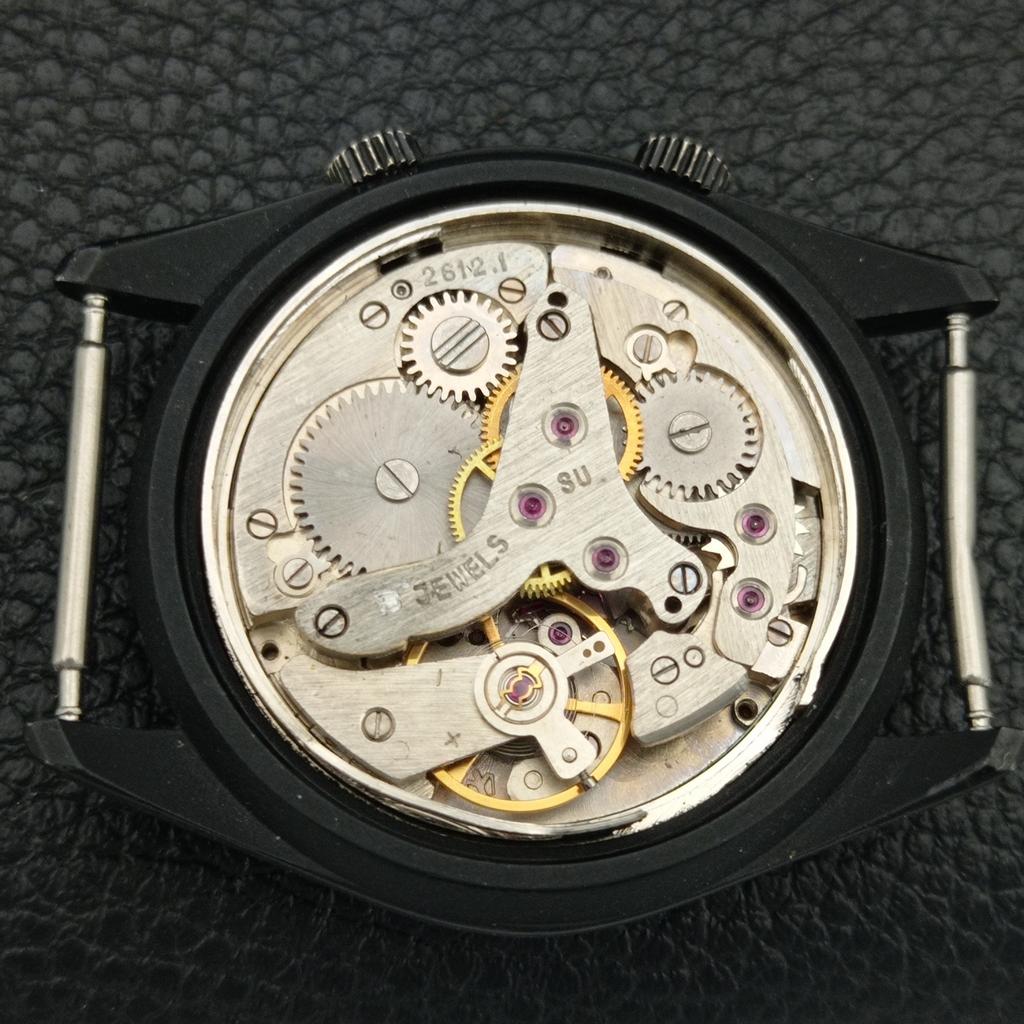 VINTAGE LEGEND HAND-WINDING SWISS MENS REFURBISHED ALARM WATCH a703101-1