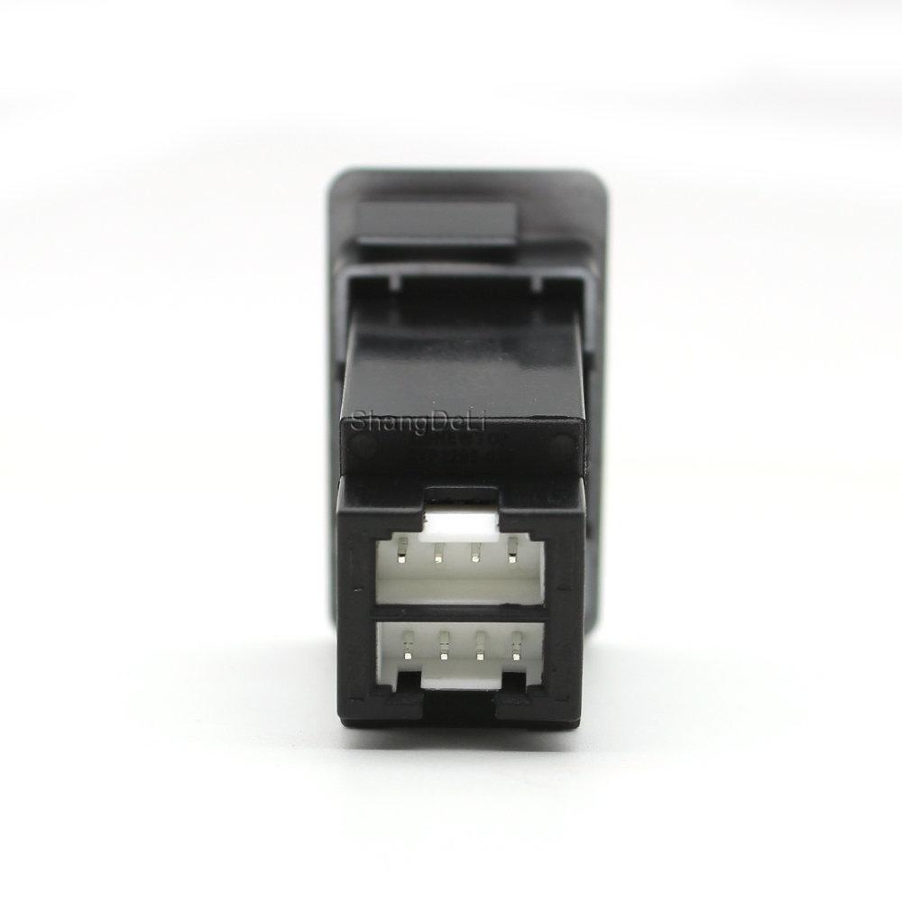 Car USB Charger PD Fast Phone Charging QC3.0 Dual Port Interface Socket Adapter for Nissan Paladin Patrol Y60 Y61 Accessories