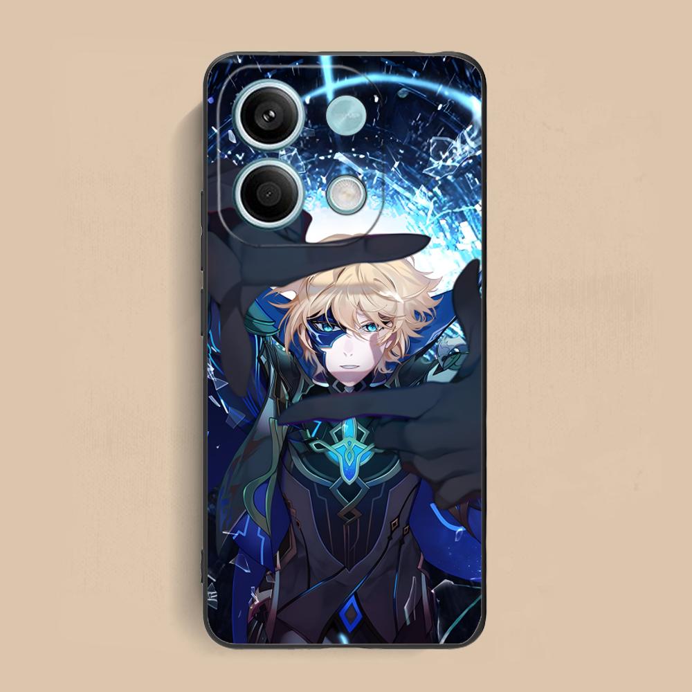Game GI Dainsleif Phone Case for Xiaomi Redmi 15 14 13 12 A5 3 2 1 C Plus 4G 5G Soft TPU Shockproof Cover