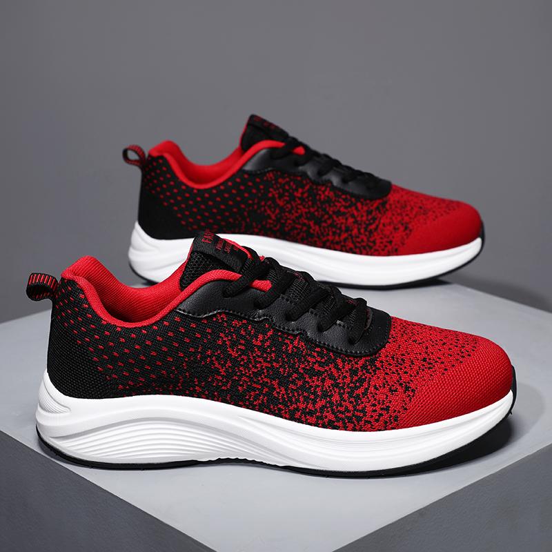 Shoes Man Thick Soled Summer Versatile Outdoor Jogging Training Breathable Platform Shock-absorbing Comfort Casual Mesh Shoes