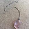 Pink Crystal Fox Pendant Necklace for Women, Pink Crystal Fox Fairy Sweater Chain, Fresh and Sweet Necklace
