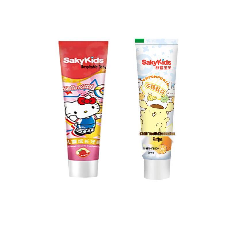 

Saky Kids Anti-Cavity Toothpaste Duo Pack