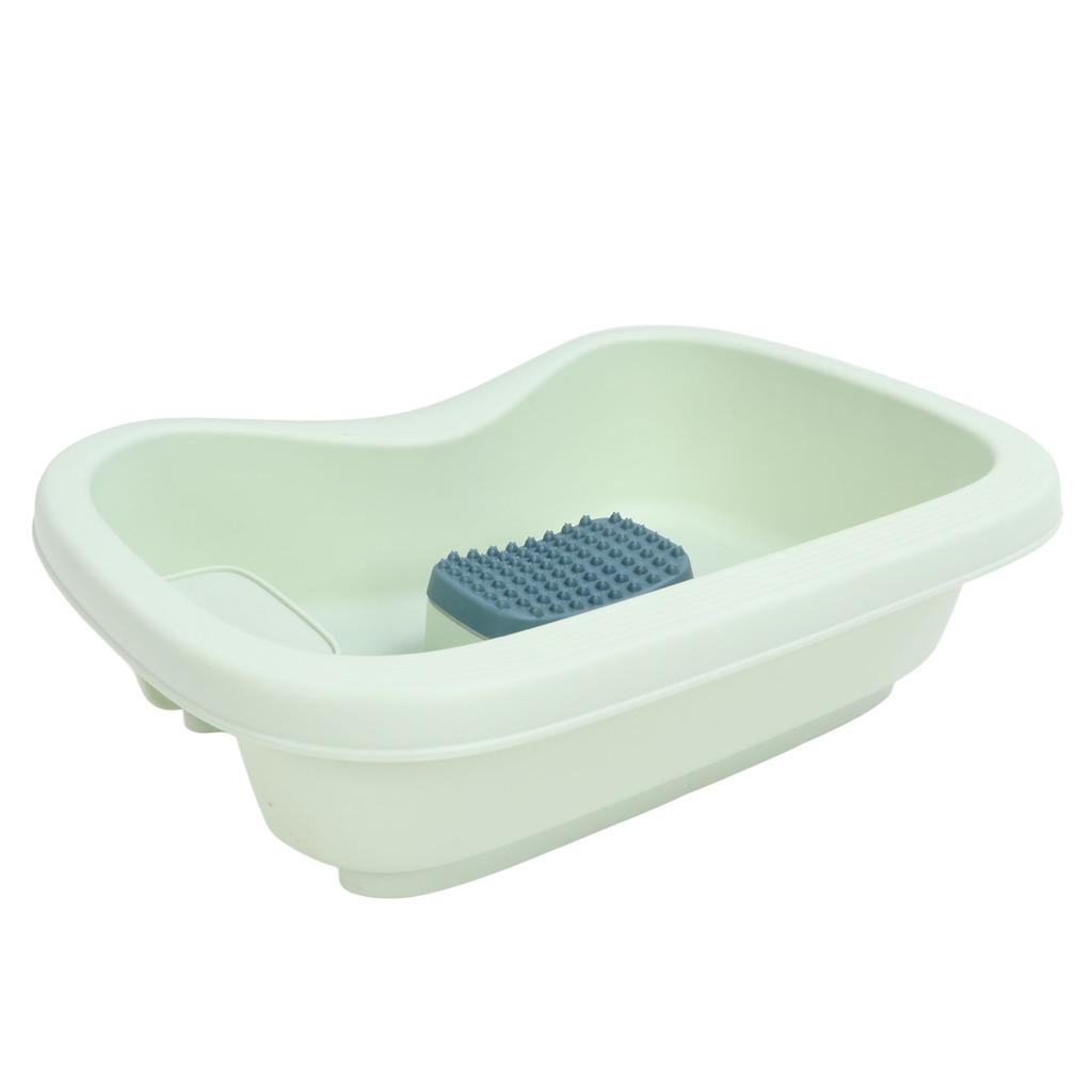 Bedside Shampoo Basins Sink Shampoo Bowl Hair Washing Basin with Hose Brush for Pregenant Women Elder People