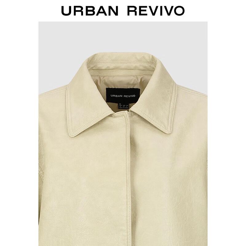 UR Women's Urban PU Lapel Jacket