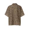 Onitsuka Tiger Printed Fashion Polo Button Short Sleeve Shirt Men shirts Light-Brown 2181B047-200