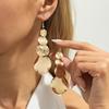 Ingemark Retro Unregelmäßige Runde Lange Hängende Ohrringe für Damen Trendig Einfach Metall Hängende Piercing Ohrringe Party Schmuck Geschenke