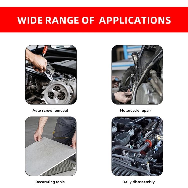 Electronic Safety Drill Driver Handheld Tool Star Socket and Bit Set Assortment for Efficient Torques Transfer in Repair