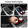 For Xpeng P7+ Anti-Slip Pad With Cup Holder Car Silicone Wireless Phone Anti Dirt Mat Interior Accessories Black