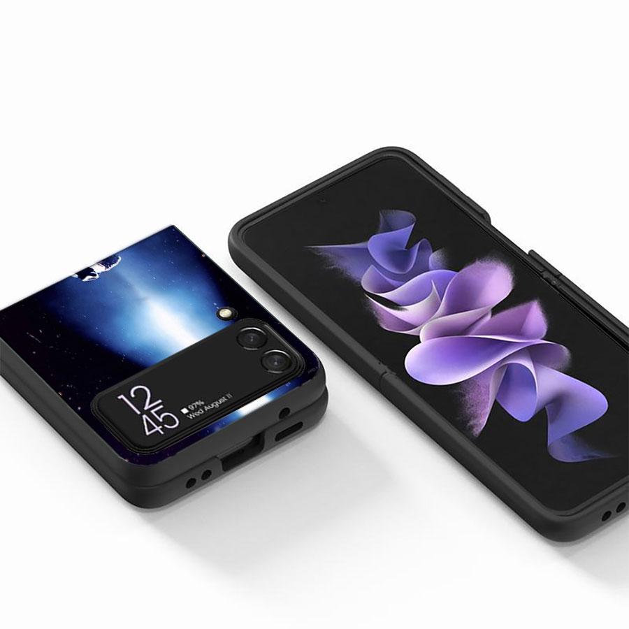 Custodia per Telefono Michael Jackson Per Samsung Galaxy Z Flip 6 5 4 3 5G Nera Coque Rigida Z Flip 7 Cover Z Flip 5 Custodia Capa Fas