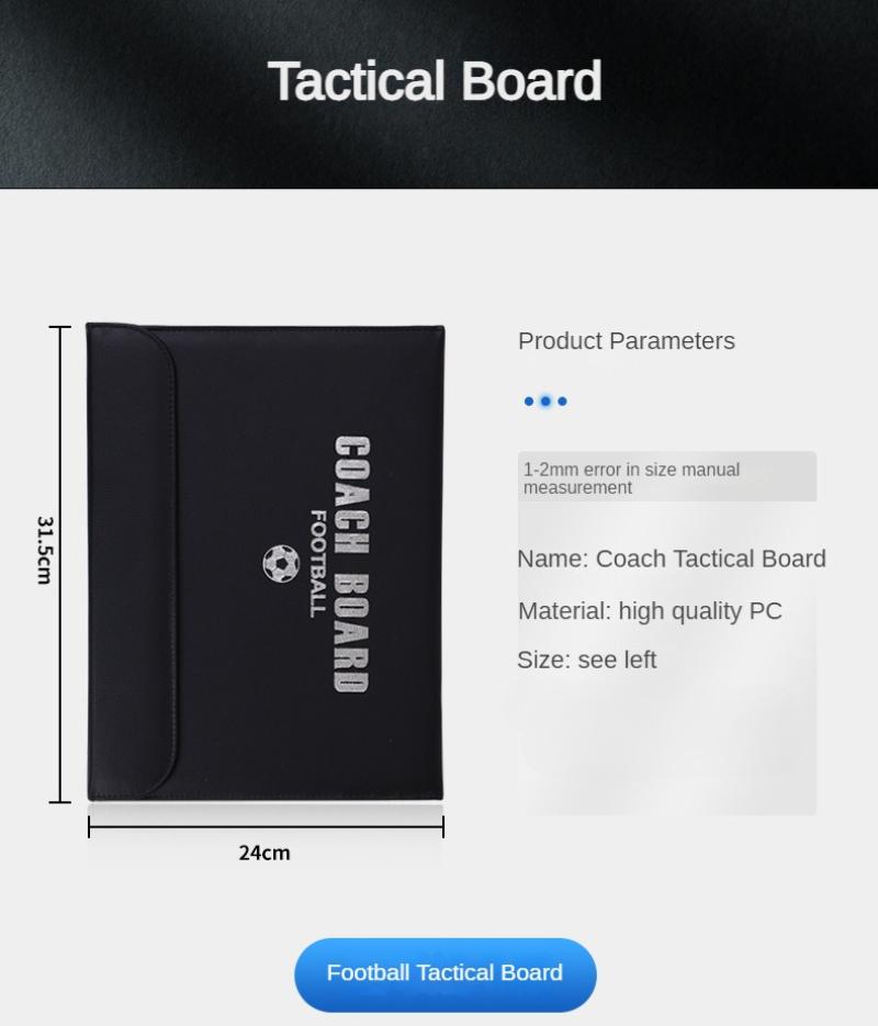 Planche tactique magnétique pliable de 54cm, planche tactique pour entraîneurs de Football, jeu de Football, presse-papiers tactiques d'entraînement en vogue