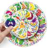 50 Fruit and Vegetable Graffiti Stickers Cartoon Cute Emoticon Pack Guka Decorative Skateboard Suitcase Hand Account Stickers