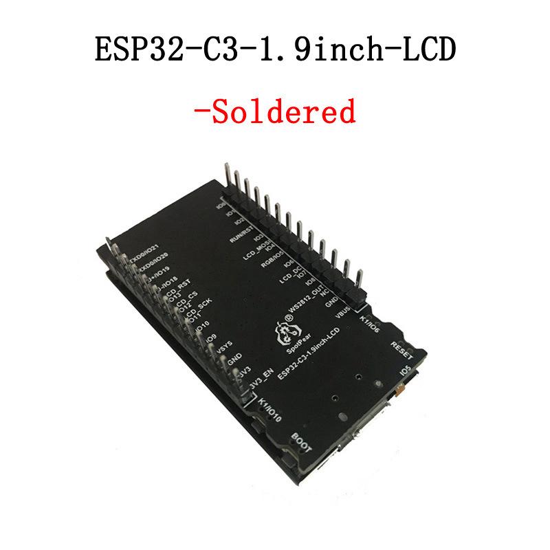 ESP32 C3 LVGL Dev Board with 1.9-Inch LCD - Small TV and Google Dinosaur Game, Arduino Compatible