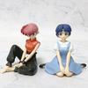 10CM In Stock Ranma 1/2 Tendou Akane Ranma PVC Anime Figure Periphery Kawaii Sitting Toys Desktop Car Ornaments Model Gifts