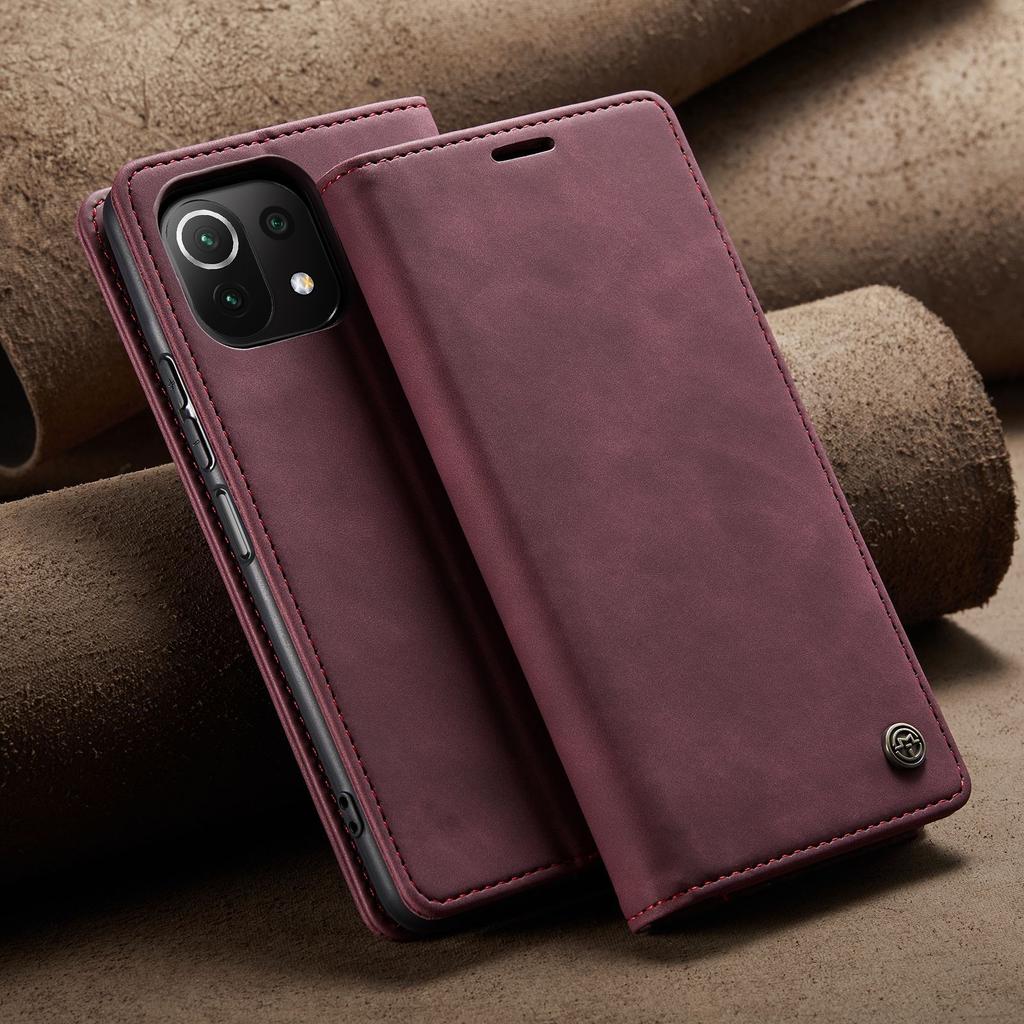 Suitable for Xiaomi 11Lite Phone Case, Redmi Note12 Phone Leather Case, Xiaomi12 Flip Cover with Card Slot