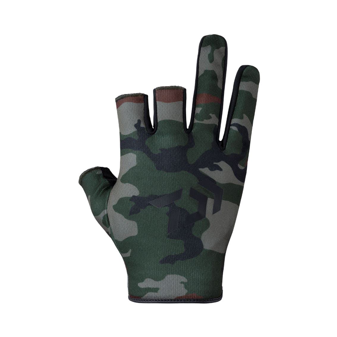 

DAIWA Quick Dry Gloves 3 Cut Green Camo L DG-6423