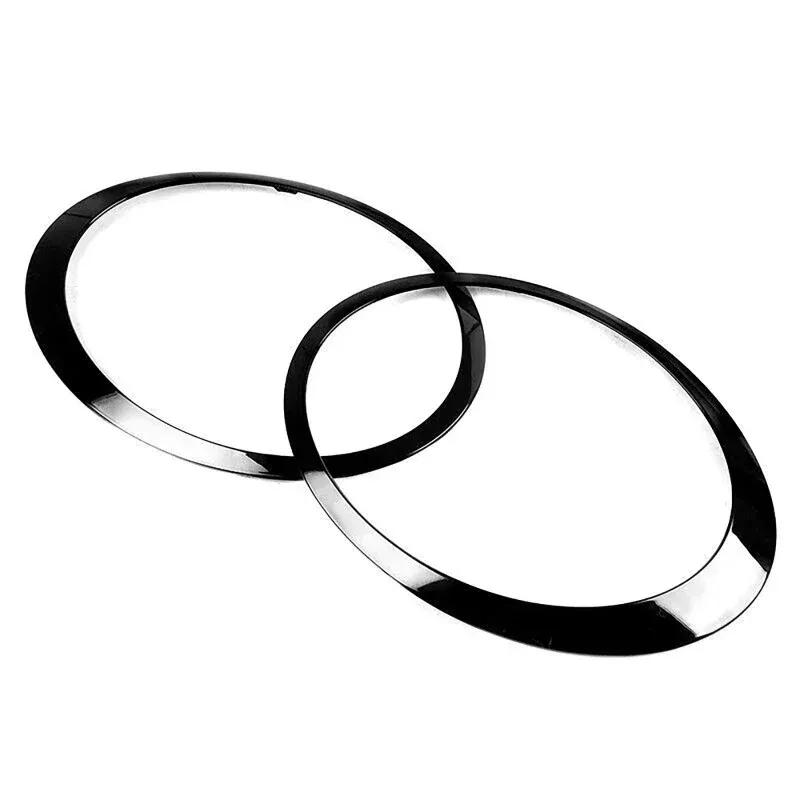 Bil Fram/Baklampa Ram Strålkastare Trimring För BMW Mini R55 R56 R57 R58 R59 2007-2015 Strålkastare Bakljus Omgivande Skyddstrimmar