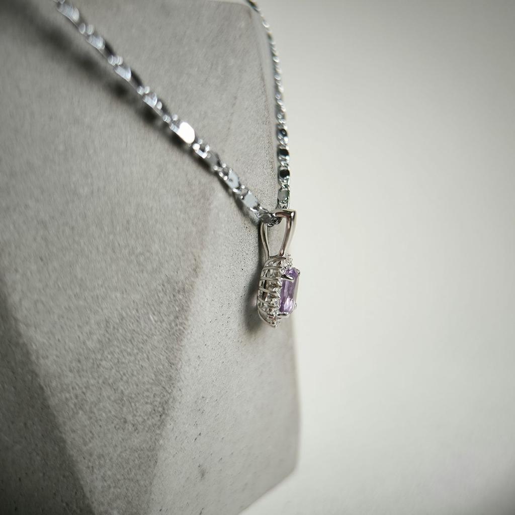 Серебряная подвеска с аметистом 0.821ct (2189169)