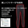 BANTAN Toray Soft Thermo Winter and 3-Pack Tights, Front-Opening, Thigh-Length Innerwear, Moisture-Wicking Heat-Generating, Men's (M, 3-Pack, Black)