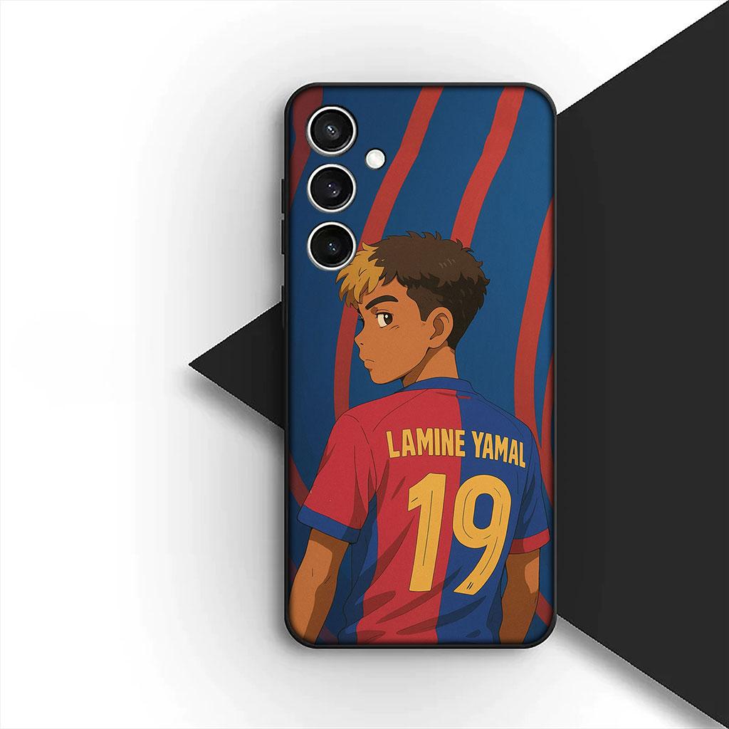 Handyhülle für Samsung Galaxy A35 A36 A55 A26 A05 A06 A14 A50 A51 A53 A54 A12 A13 A23 Hülle King Football Nr. 19 Fußball Nr. 19