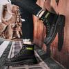 High Quality Men's High Top Boots 2025 New Breathable Canvas Boots Non-slip Wear-resistant Platform Boots Designer Men's Shoes