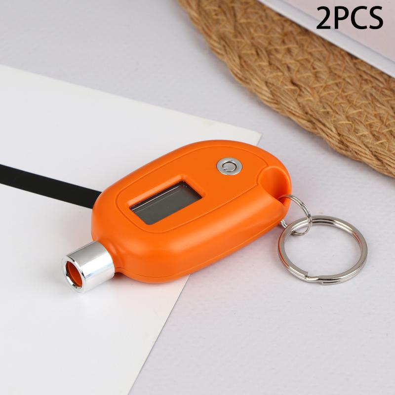 Digital Tire Pressure Gauge with LCD Screen, Portable Tester Tool for Auto/Motorcycle Safety, Air Pressure Alarm Meter