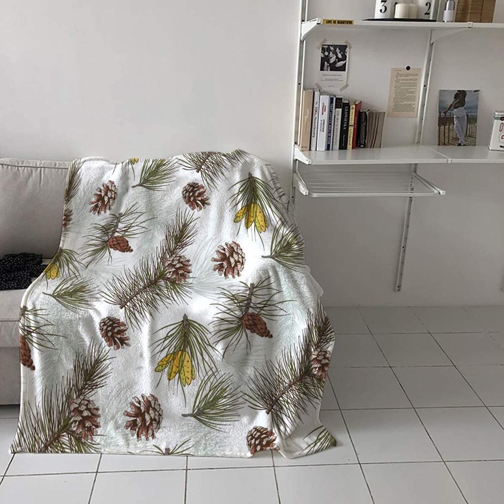 Flanell-Fleece-Überwurfdecke für Sofa, Couch, Bett, niedlicher Cartoon-Igel, weiche, kuschelige, leichte Decke für Erwachsene/Kinder 39x49 Zoll