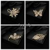 Gold & Diamond Vintage Butterfly Brooch - Versatile Women's Pin Jewelry