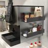 Magnetic Refrigerator Shelf, Kitchen Organizer, No-Drill Spice Rack, Household Refrigerator Side Hanging Shelf