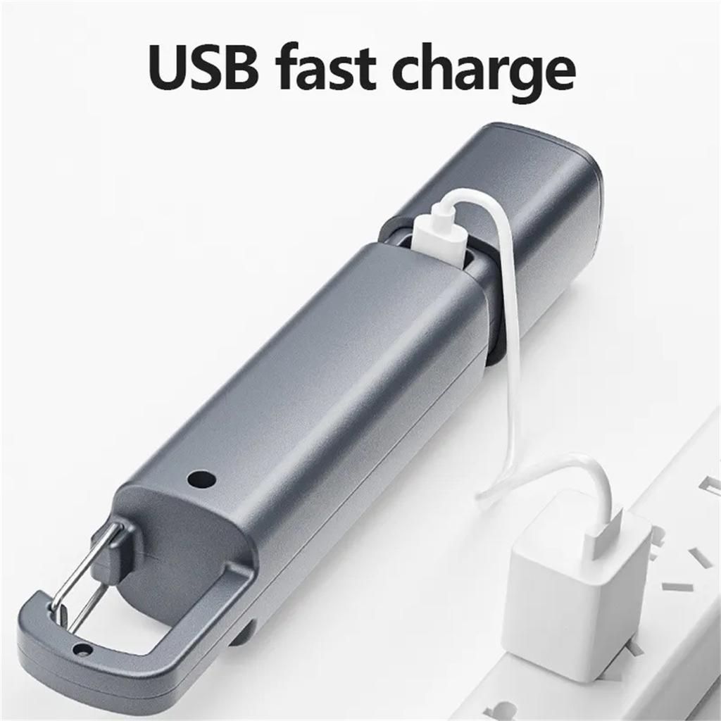 Outdoor Handheld Flashlight, Large COB Light, High Brightness, Long Range, Variable Aiming Light Locking Design