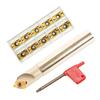20mm Indexable Chamfer End Mill Cutter C2020120L + 10PC APMT1604 Inserts for Precision Cutting and Tool Replacement