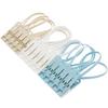 Audiophile Clothespins with String for Hanging On a Pole, 15-Pack, KM1005