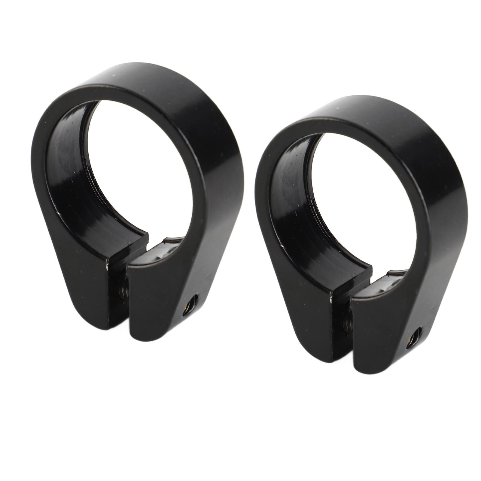 2Pcs 35MM Aluminum Alloy Mountain Bike Seat Tube Clip Road   Seatpost Clamp