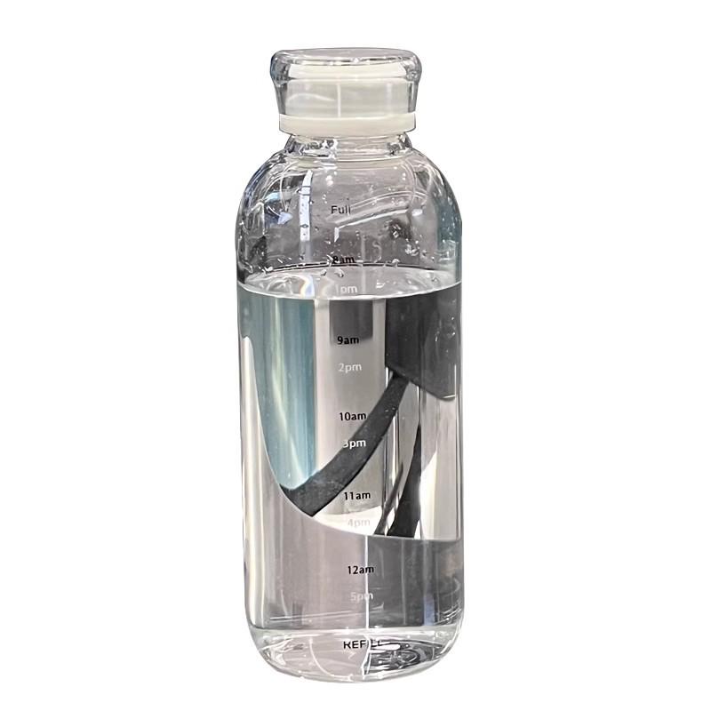 Double-Lid High Borosilicate Glass Travel Cup with Leather Sleeve