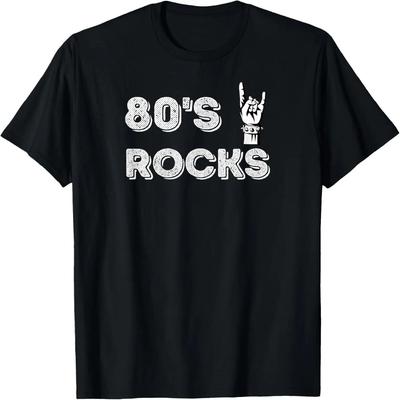 80's Rocks Vintage Rock And Roll T-Shirt