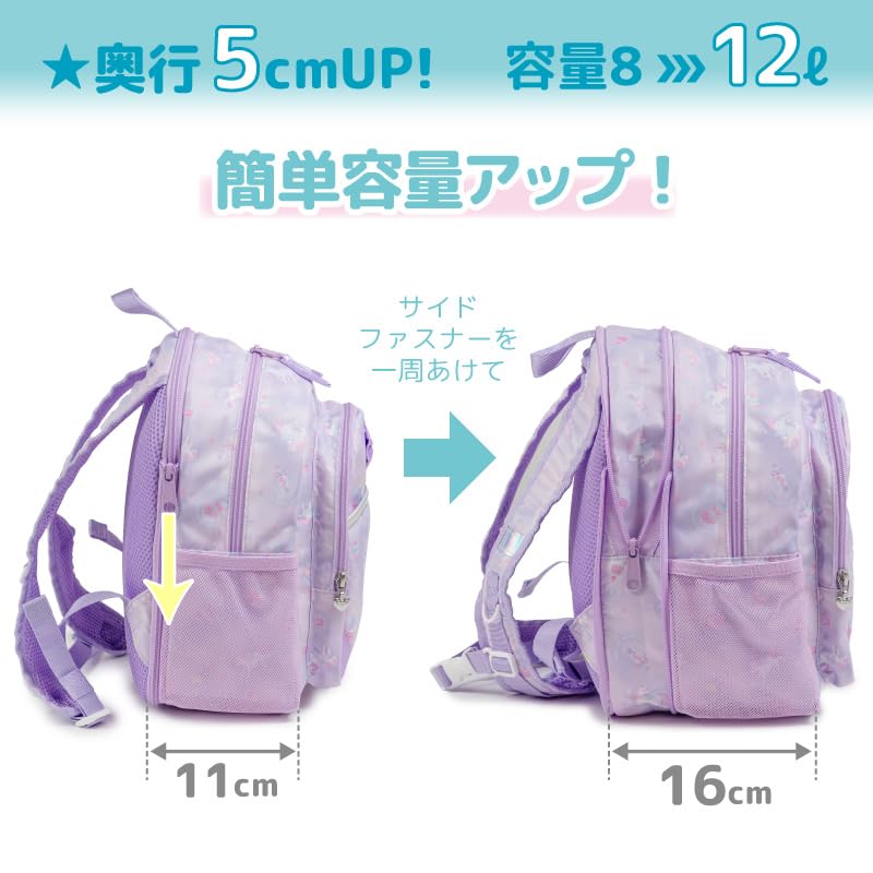 Kinderrucksack Mädchen Größe M Wild Strawberry Strawberry Strawberry Backpack Rucksack [Mother Garden] (Retro-Muster) Kinder