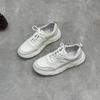 Chaussures pour hommes en cuir véritable Printemps Chaussures décontractées Cuir pleine fleur Cuir de vachette Semelle souple Chaussures de sport pour la course