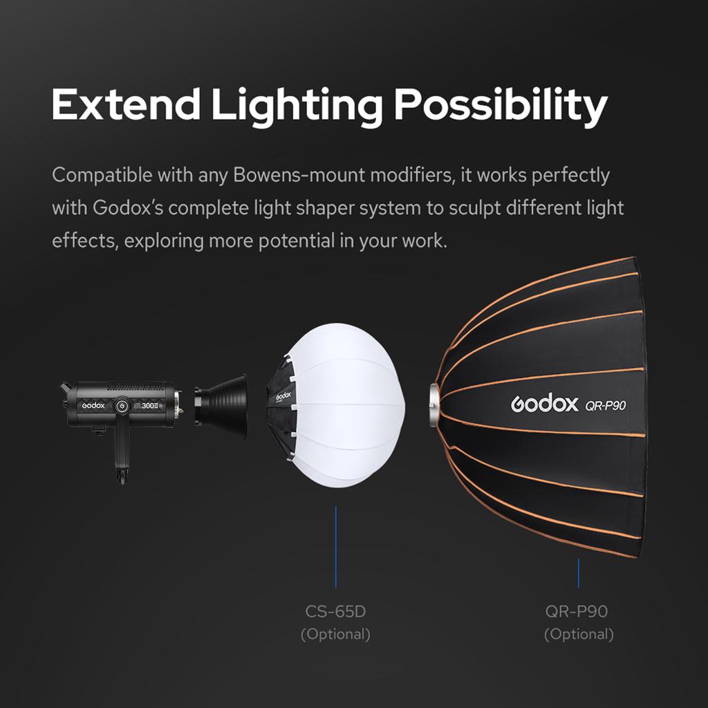 Godox SL300IIBi Studio LED Video Light 320W High Power Photography Light 2800K6500K Dimmable 9 FX