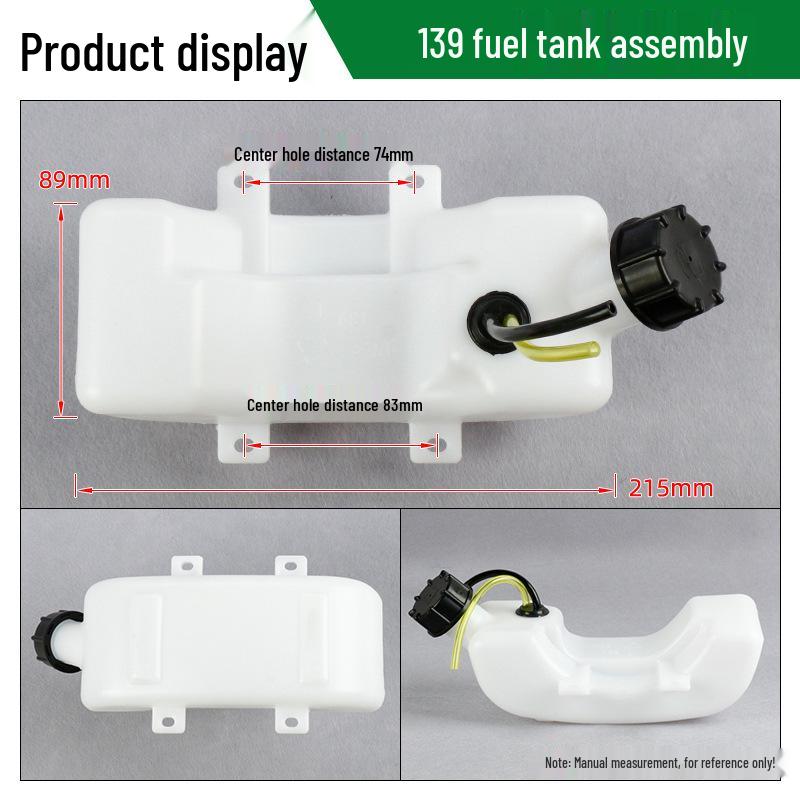 Lawn Mower & Chainsaw Fuel Tank for Blower, Brush Cutter, Trimmer - 139GX35 40-5 Oil Can Accessories