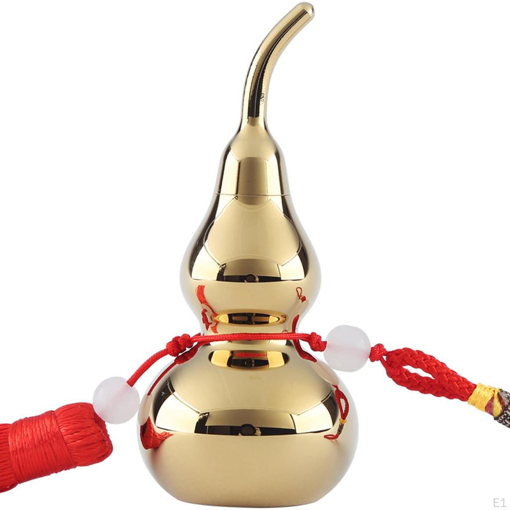 Traditional Brass Gourd Success Ornament Calabash for The Garden