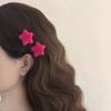 1 Pair Sweet Pink Bow Star Hair Clips Heart Barrette with Glittery Star Design, Perfect for & Women'S Fashion Accessories, Cute Hair Clip