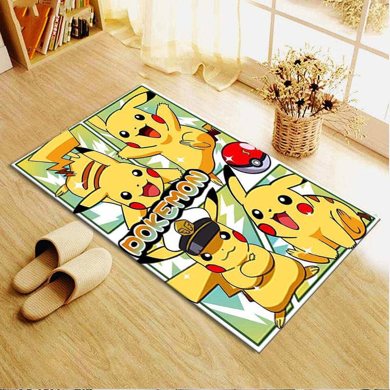 2025 New Pokemon Carpet Rug for Living Room Bedroom Home Sofa Decoration,Kids Play Non-slip Floor Mat76