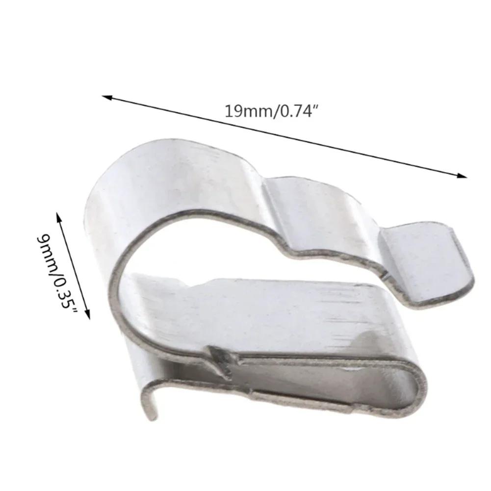 10/30/100Pcs Solar Panel Cable Clip Spring Clamp Cable Clamp Solar Cable Wire Installation Fixing Clip Wire Fastener