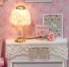 DIY Wooden Dollhouse with LED and Dustproof Handmade Miniature Model Kit for Decorative Gift Cover, Beginners, (Sunshine Princess)